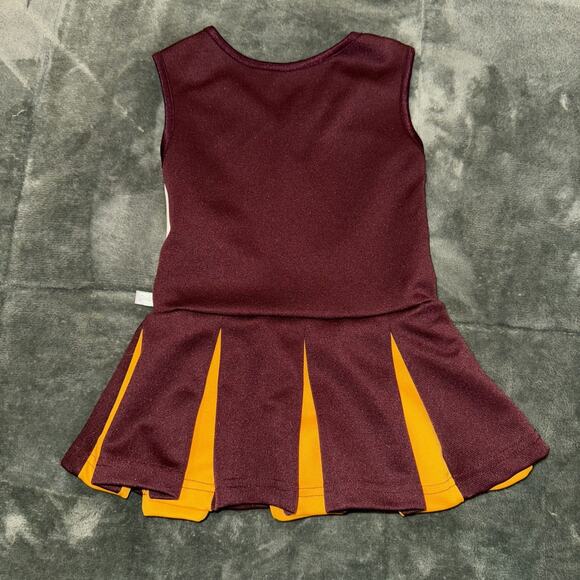 VTG Third Street Central Michigan Chippewas Football Cheerleader Dress Girls 2T - Picture 2 of 6